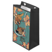 Vogels Bloemen Hokusai Japanse kunst Klein Cadeauzakje (Voorkant Gekanteld)