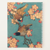 Vogels Bloemen Hokusai Japanse kunst Planner (Achterkant)