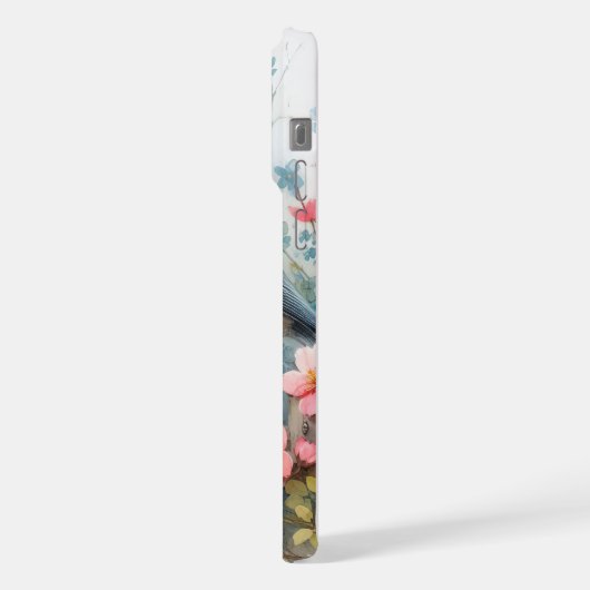 Vogels & Bloemen iPhone Hoesje (Linkerkant)