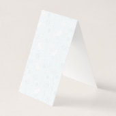 Vogels & Bloemen Pastel Tent Oorbel Display Kaarte Kaart (Achterkant)