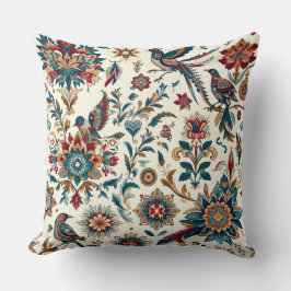 Vogels & Bloemen Patroon Kussen