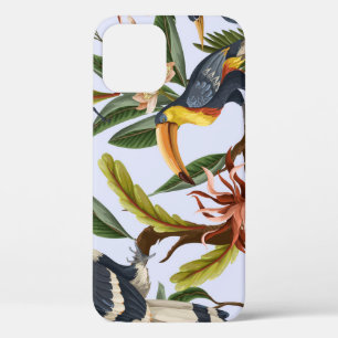 Vogels & Bloemen: Tropisch patroon. Case-Mate iPhone Case