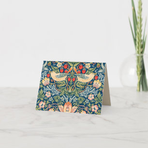 Vogels & Bloemen Wm Morris Kunst Bedankkaart