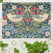 Vogels & Bloemen Wm Morris Theedoek (Gevouwen)