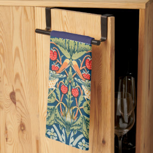 Vogels & Bloemen Wm Morris Theedoek