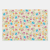 Vogels Bloemen Wrapping Papier Flat Sheet Set van  Inpakpapier Vel (Voorkant 3)