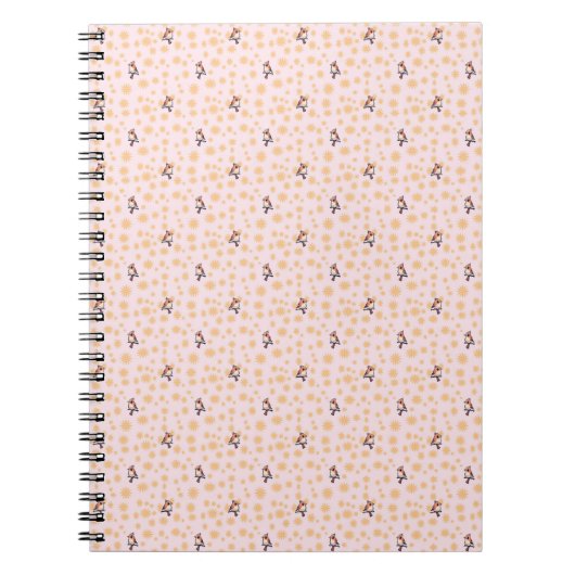 Vogels bloempatroon notitieboek (Voorkant)