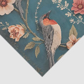  Vogels & Bloemweefsel Decoupage Papier
