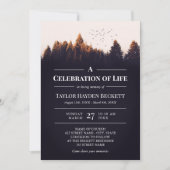 Vogels boven bosgeviering van het leven kaart (Voorkant)