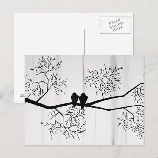 vogels briefkaart (Voorkant / Achterkant)