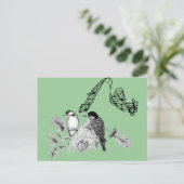 vogels briefkaart (Staand voorkant)