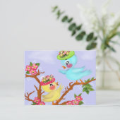 vogels briefkaart (Staand voorkant)