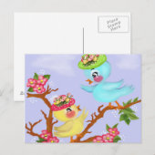 vogels briefkaart (Voorkant / Achterkant)
