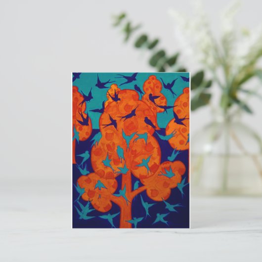 vogels briefkaart (Staand voorkant)