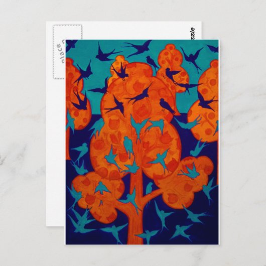 vogels briefkaart (Voorkant / Achterkant)