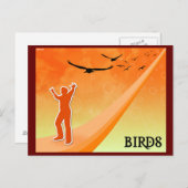 vogels briefkaart (Voorkant / Achterkant)