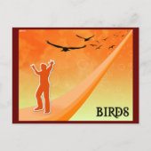 vogels briefkaart (Voorkant)