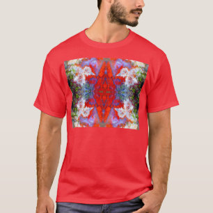 Vogels buiten de doos, rood bliksemgewijs t-shirt