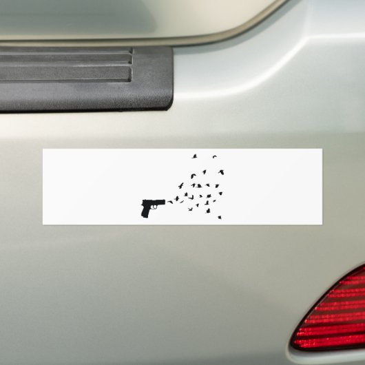 vogels bumpersticker (Op auto)