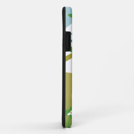 Vogels & Bunny Spring iPhone Case (Achterkant/rechts)