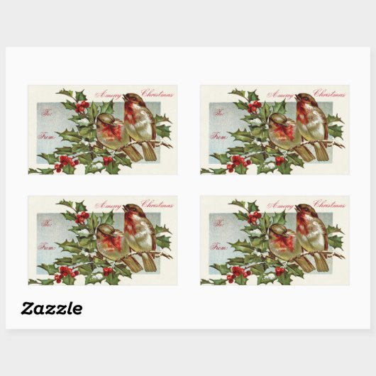  Vogels Cadeau Label (Vel)