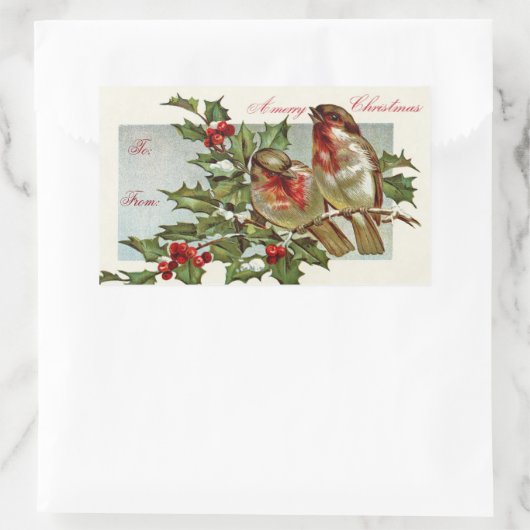  Vogels Cadeau Label (Tas)