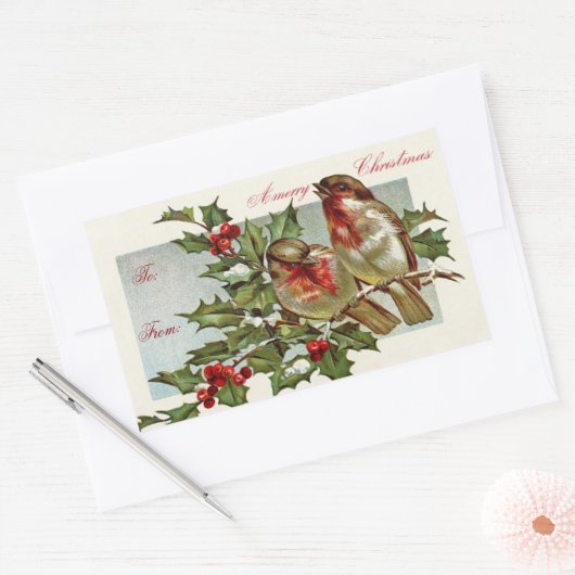  Vogels Cadeau Label (Envelop)