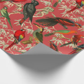  vogels cadeaupapier (Hoek)