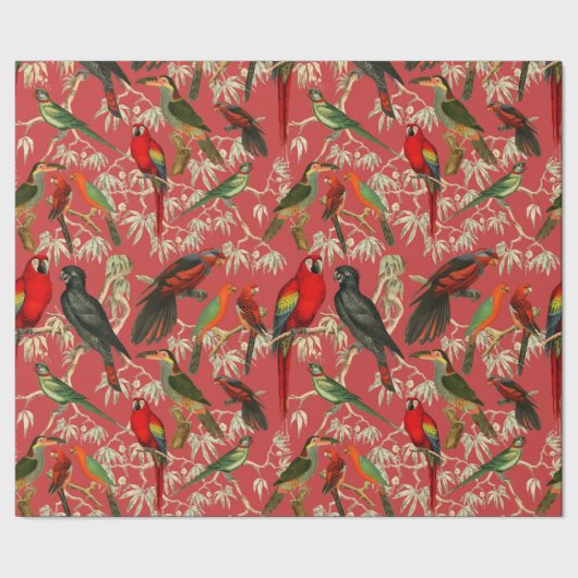  vogels cadeaupapier (Zoom)