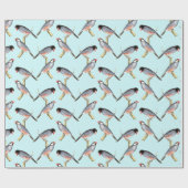 vogels cadeaupapier (Vlak)