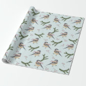 vogels cadeaupapier (Uitgerold)