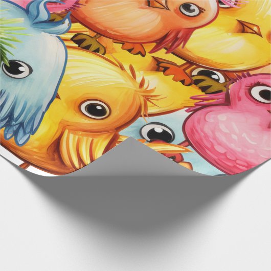 Vogels Cadeaupapier (Hoek)