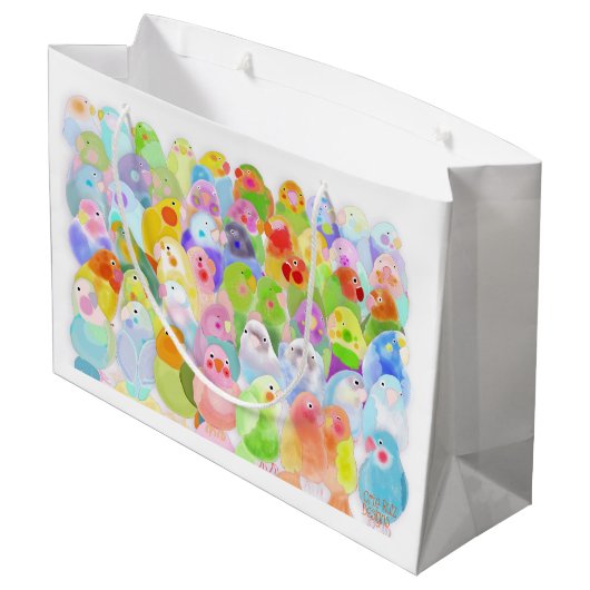 Vogels! cadeautas (Achterkant Gekanteld)