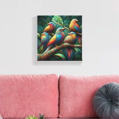 vogels canvas afdruk (Insitu (Woonkamer))