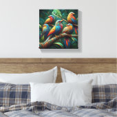 vogels canvas afdruk (Insitu (Slaapkamer))