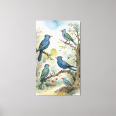 Vogels Canvas Afdruk (Voorkant)