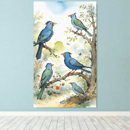 Vogels Canvas Afdruk