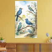 Vogels Canvas Afdruk (Insitu (Woonkamer))