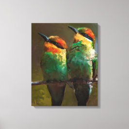 vogels canvas afdruk