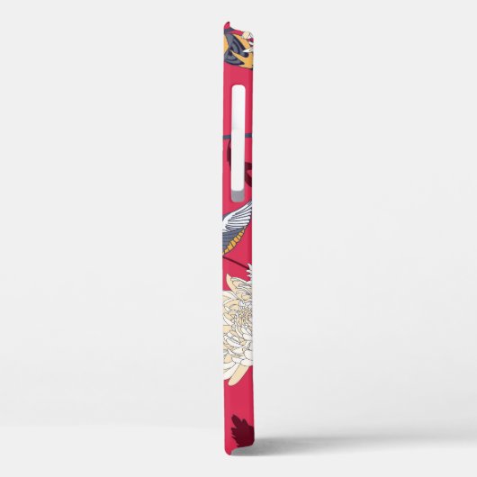 Vogels & Chrysanten: Bloemen  Case-Mate iPhone Case (Achterkant / Links)