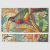 Vogels Collectie Toucan 2b ontkoppeling Tissuepapier (Voorkant)