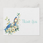  vogels Dank je wel Briefkaart (Voorkant)