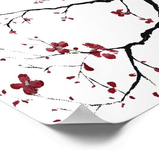 Vogels die blij zingen poster (Hoek)