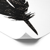 Vogels die een doezelaar breken poster (Hoek)