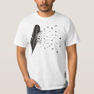 Vogels die een doezelaar breken t-shirt