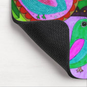 vogels die gewoon vrij willen zijn... muismat (Hoek)