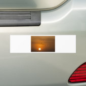Vogels die in de zon vliegen bumpersticker (Op auto)