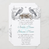  vogels die je kiest voor de uitnodiging tot het h (Voorkant / Achterkant)