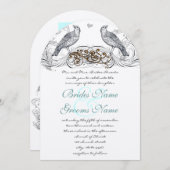  vogels die je kiest voor de uitnodiging tot het h (Voorkant / Achterkant)