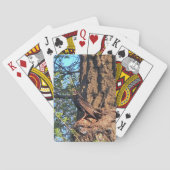 Vogels die kaarten afspelen (Achterkant)